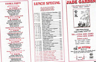 Jade Garden menu