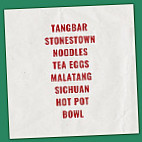 Tang menu