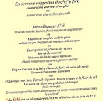 Autogrill Cote France menu