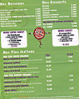 Home's Pizza menu