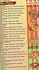 Pizza Home menu