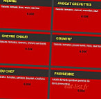 Planet Pizza menu