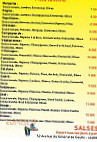 Salses Pizza menu