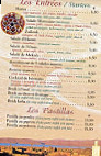 La Table Marocaine menu