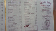 Hung Run Chinese Takeaway menu