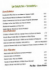 Le Domaine Des Tentations menu