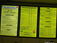 Richie's Pizza menu