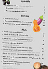 La Cafétéria menu