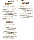 La Petite Gare menu