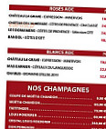 Cafe Francis menu