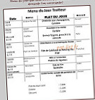 Auberge du Boucher menu