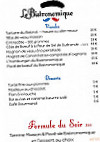 Le Bistronomique menu