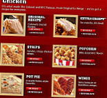 Kfc menu