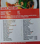 Thai Elephant menu