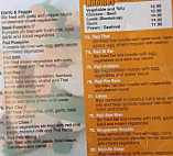 Thai Elephant menu