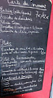 Rosemonde menu