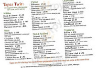 Tapas Twist menu