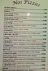 L'italienne menu