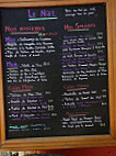 Le Poisson Rouge menu