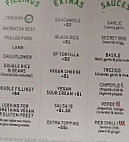 Zambrero Nundah menu