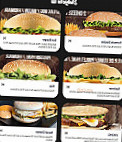 Le Sun Burger menu