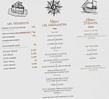 La Marine menu