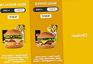 Speed Burger menu