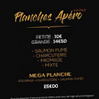 La Faïencerie menu