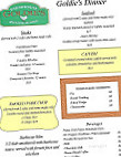 Goldie's Farmhouse menu