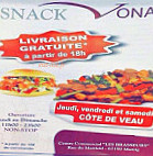 Snack Vona menu