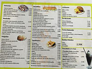 Street Cafe menu