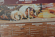 Fresh Burritos menu