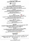 Le Saint Endréol menu