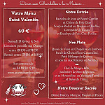 Au Vin Chambre menu