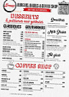 Beepper Burger menu