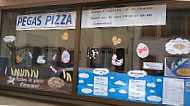 Pegas Pizza menu