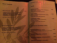 Heilige Sophie menu