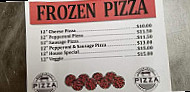 Wagon Wheel Cafe Pizza menu