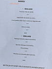 Le Relais De La Vallée menu