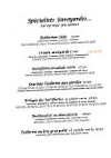 La Croix Blanche menu