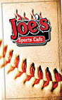 Joe's Sports Cafe menu