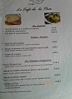 Brasserie De La Paid menu