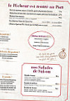 Le Grand Cafe menu