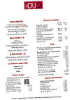 Bistro Duo menu