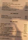 La Bolée menu