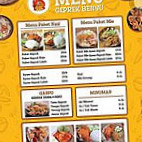 Geprek Bensu Kalibata menu