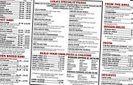 Lola's Pizza menu