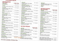 Andiamo Pizza menu