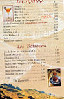 La Table Marocaine menu