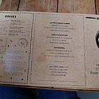 Macaibo menu